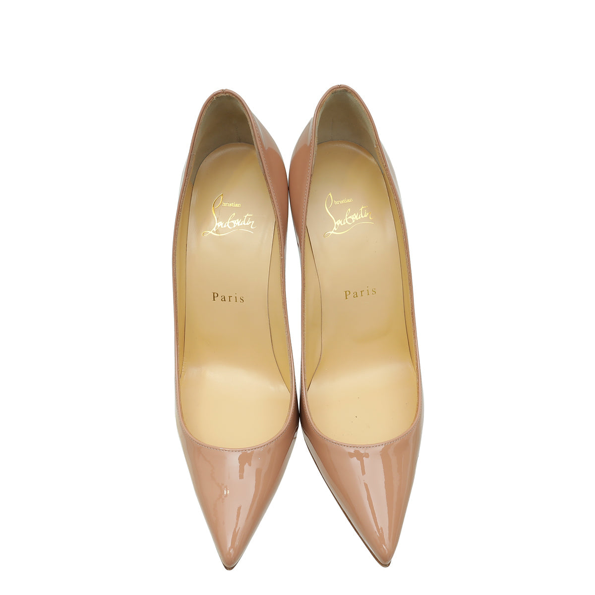 Christian Louboutin Nude Kate 100 Pump 37.5