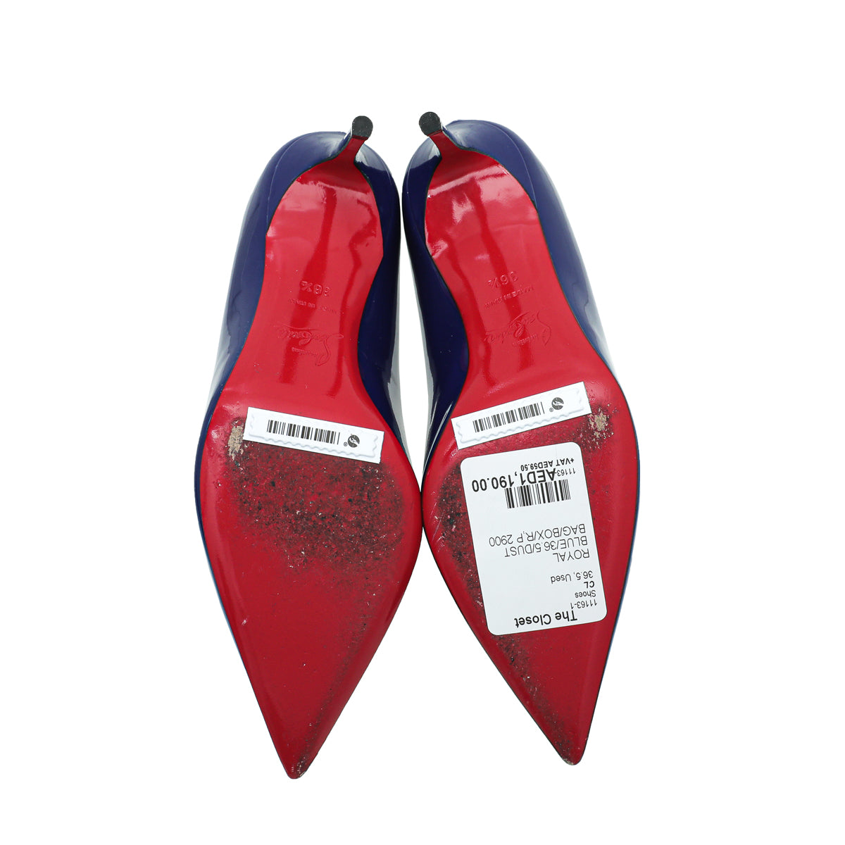 Christian Louboutin Royal Blue Pigalle Pump 36.5