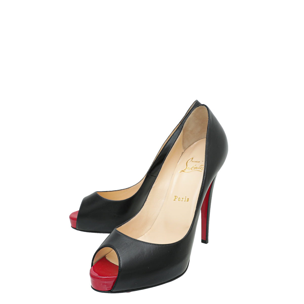 Christian Louboutin Black Very Prive Pump 40