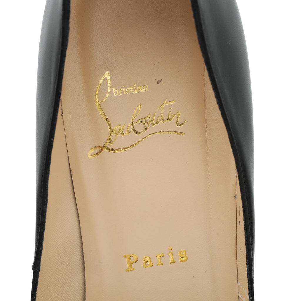 Christian Louboutin Black Very Prive Pump 40