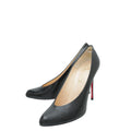 Christian Louboutin Black Round Toe Calfskin Pump 41