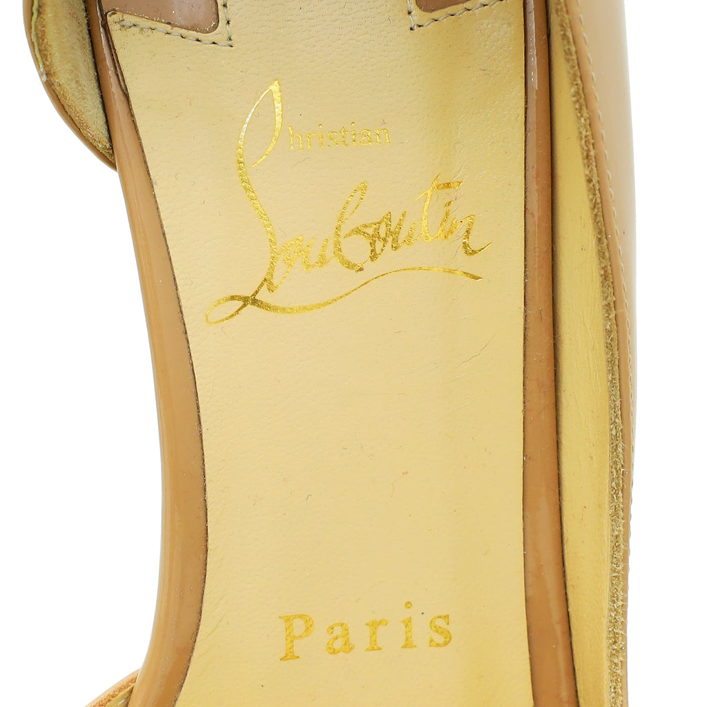 Christian Louboutin Nude Iriza 85 Pump 36.5