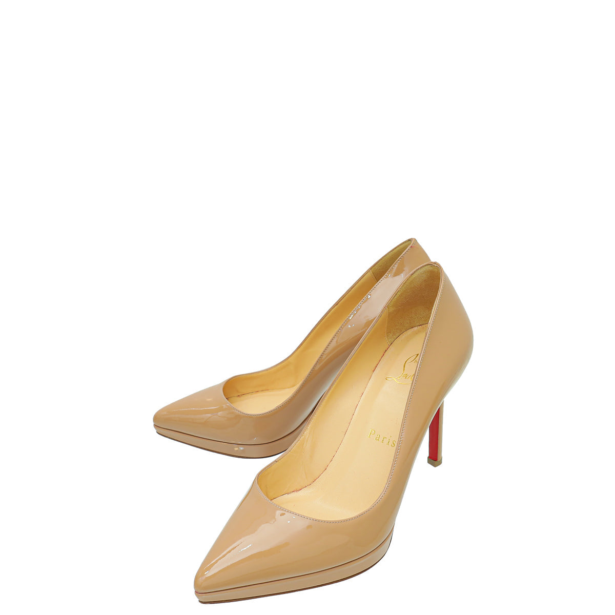Christian Louboutin Nude Pigalle Plato 100 Pump 36