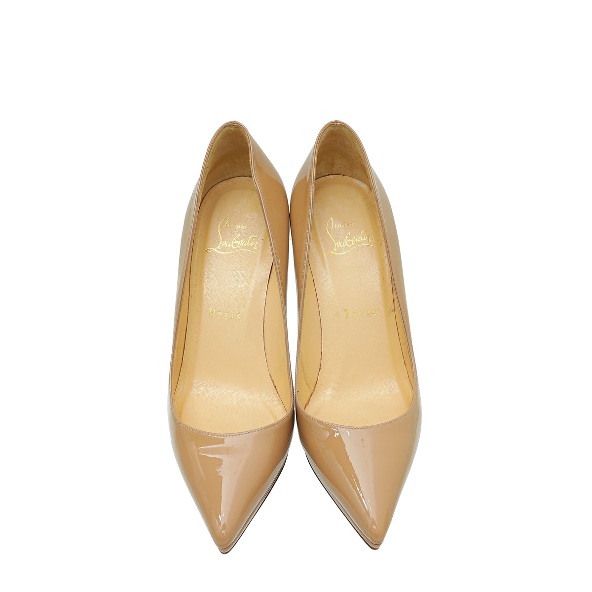 Christian Louboutin Nude Pigalle Plato 100 Pump 36