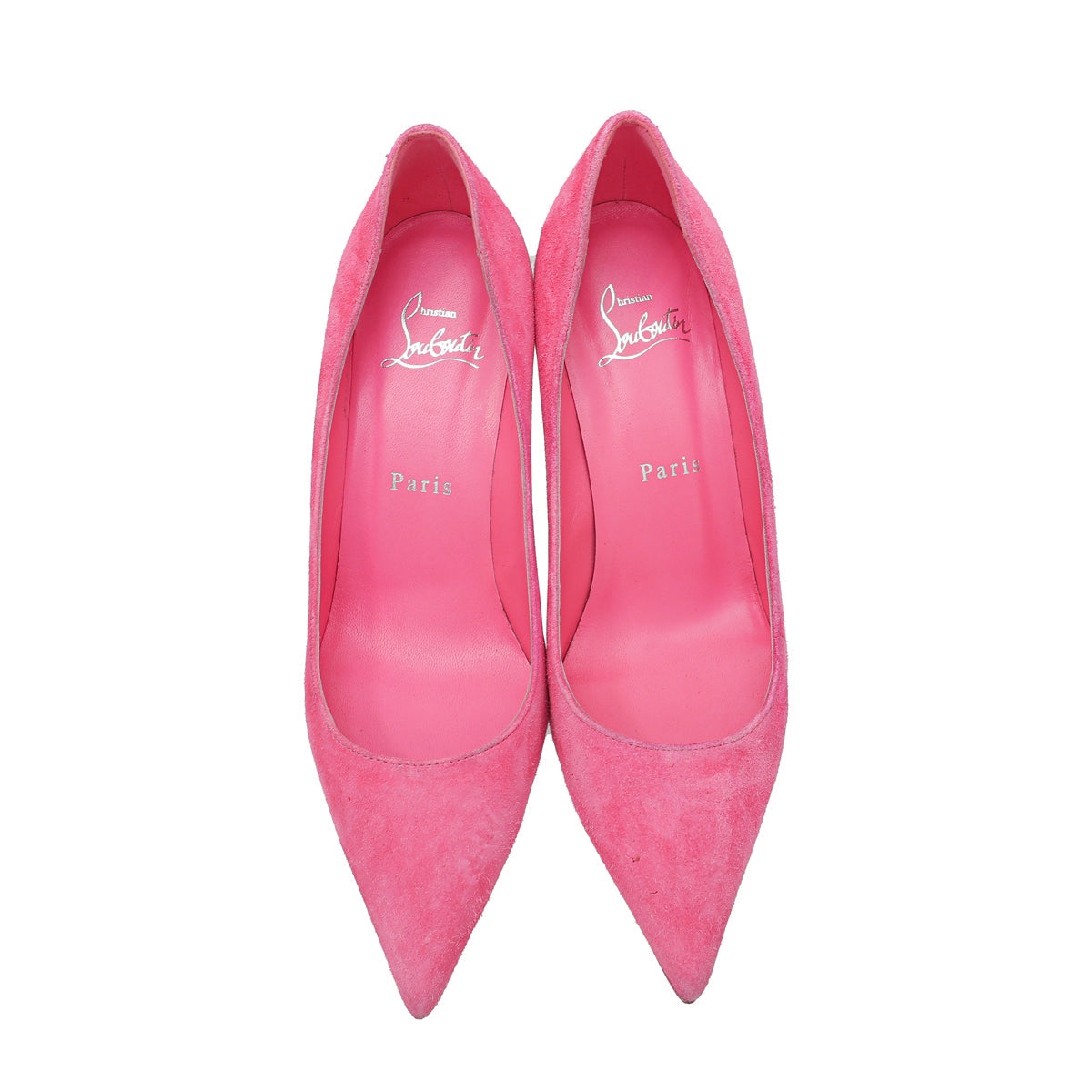Christian Louboutin Hot Pink Veau Velours Kate 85 Pumps 36