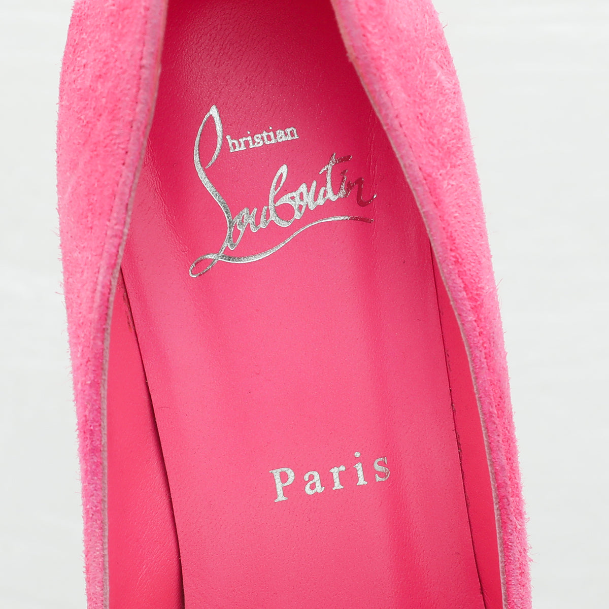 Christian Louboutin Hot Pink Veau Velours Kate 85 Pumps 36