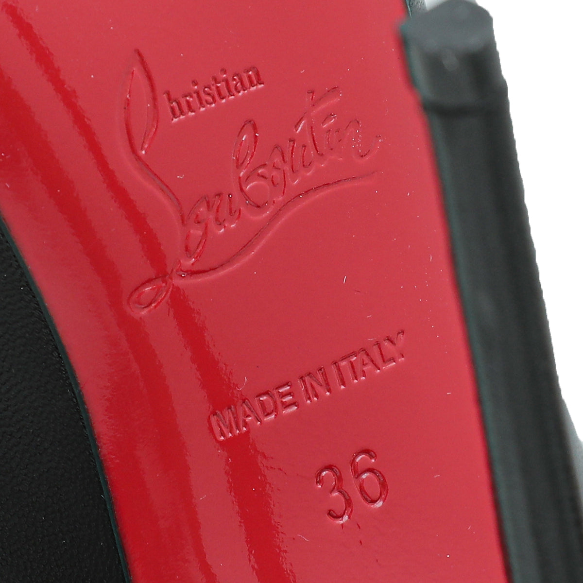 Christian Louboutin Black So Kate 120 Pump 36