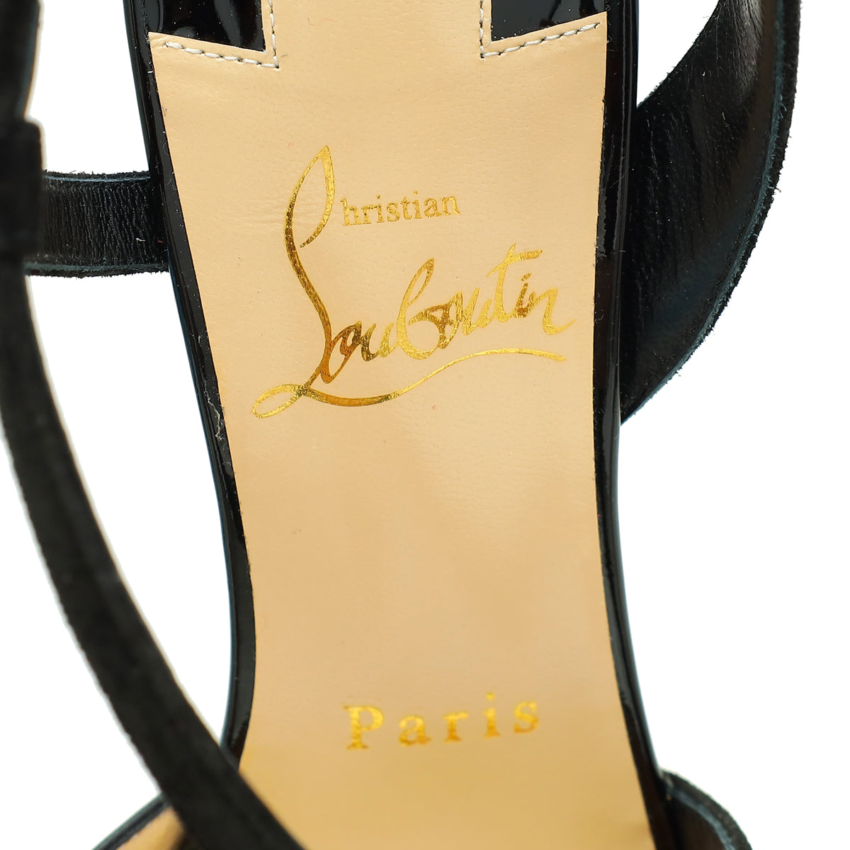 Christian Louboutin Black Platinana 85 Pump 36