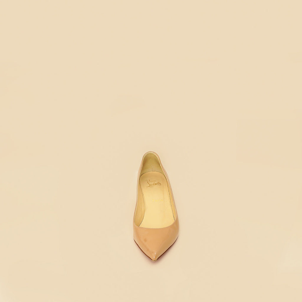 Christian Louboutin Nude Kate 60 Pumps 37.5