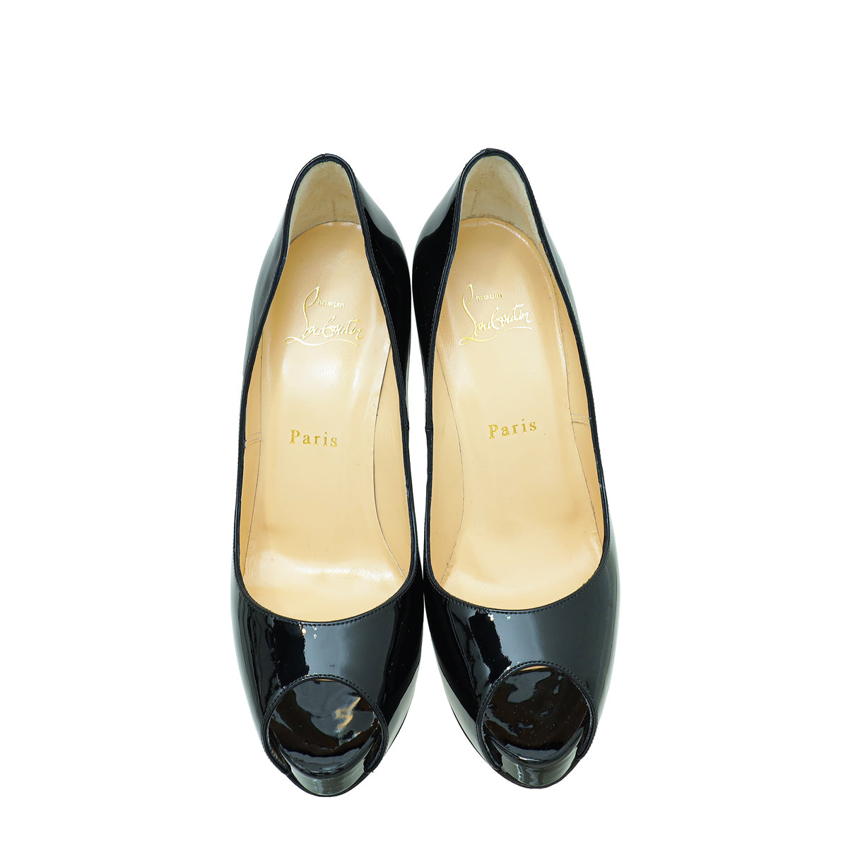Christian Louboutin Black New Very Prive 120 Pumps 37.5