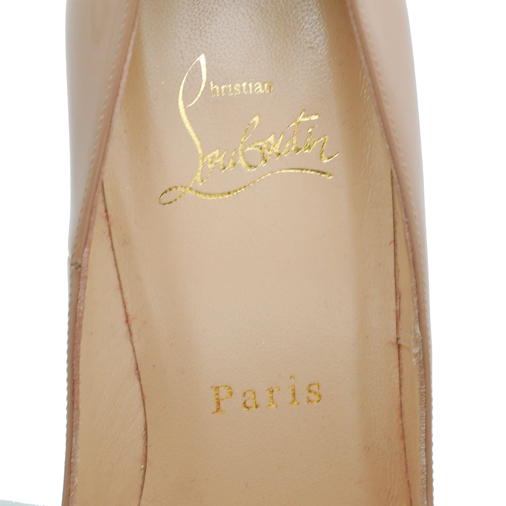 Christian Louboutin Nude So Kate 120 Pumps 37
