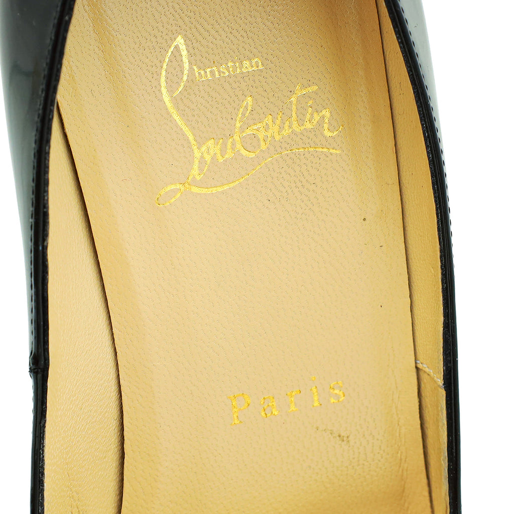 Christian Louboutin Black New Very Prive 120 Pumps 38.5