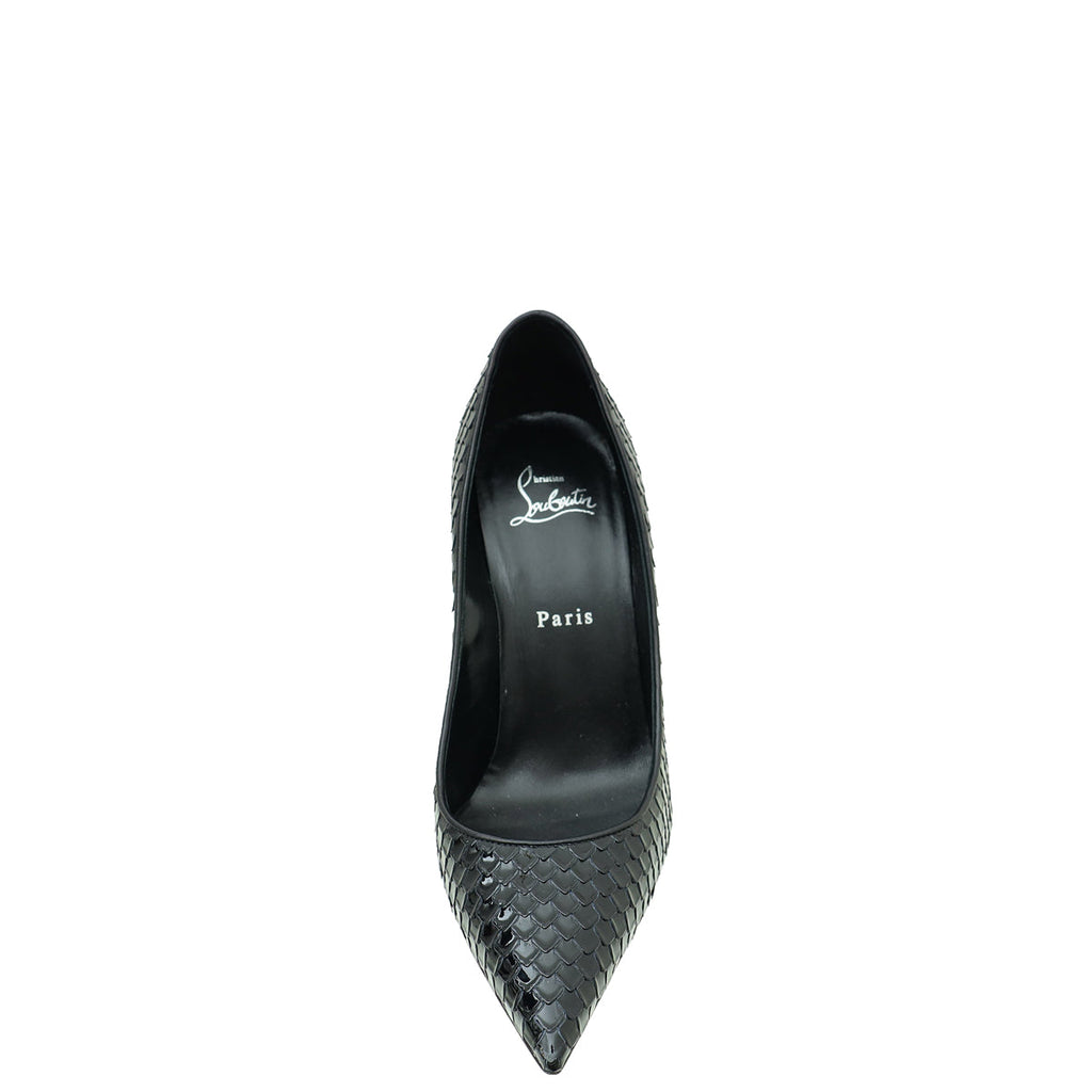 Christian Louboutin Black So Kate Embossed 100 Pump