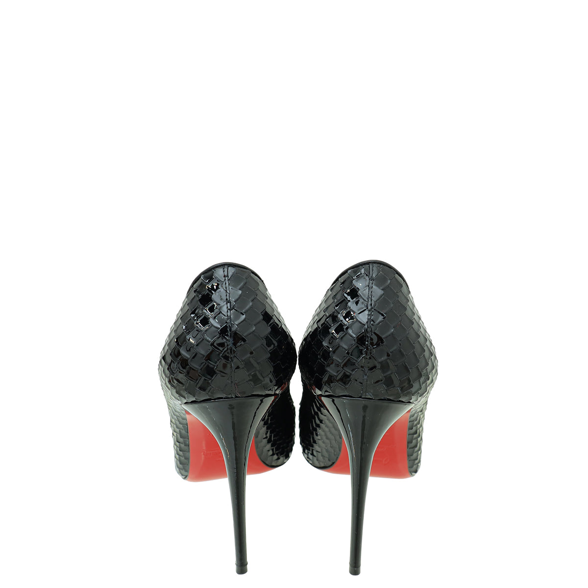 Christian Louboutin Black So Kate Embossed 100 Pump