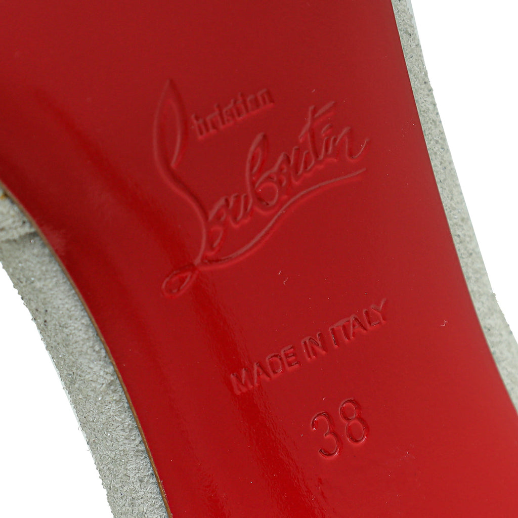 Christian Louboutin Light Lune Glitter Iriza 100 Pumps 38