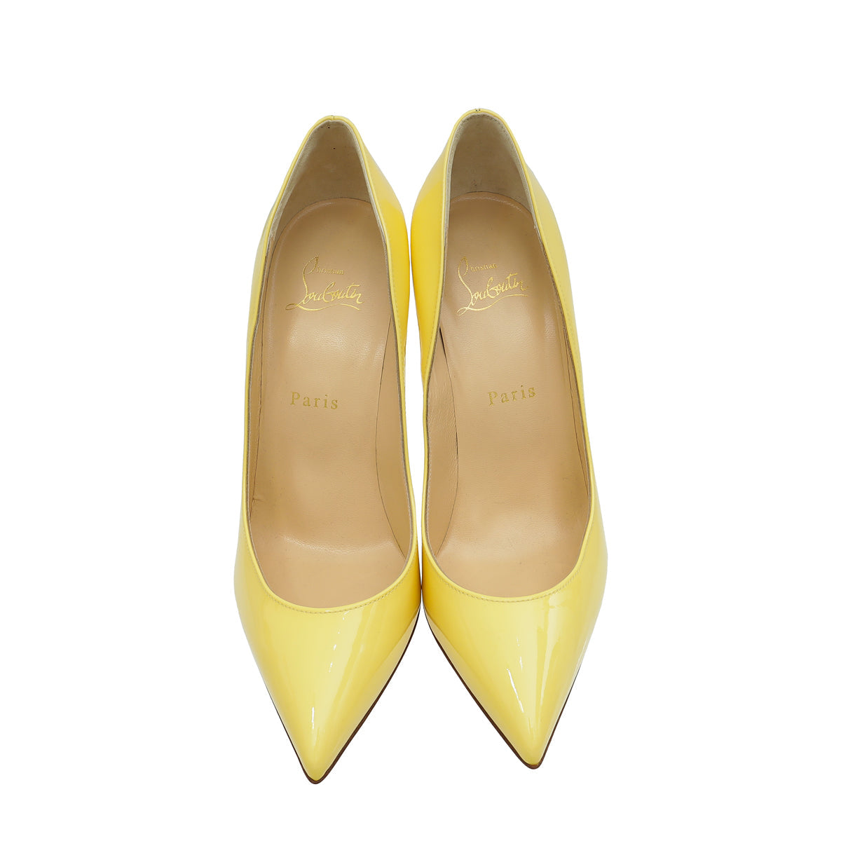 Christian Louboutin Yellow So Kate Pump 38
