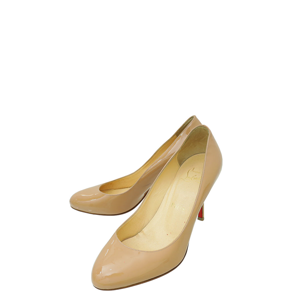 Christian Louboutin Nude New Simple Pump 38