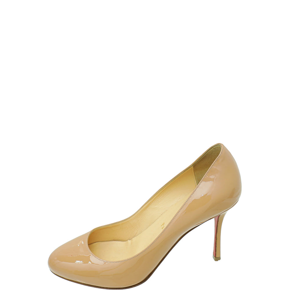 Christian Louboutin Nude New Simple Pump 38