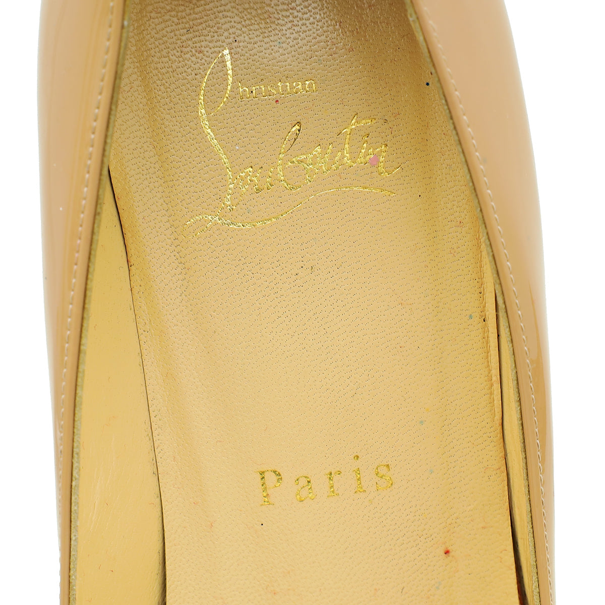 Christian Louboutin Nude New Simple Pump 38