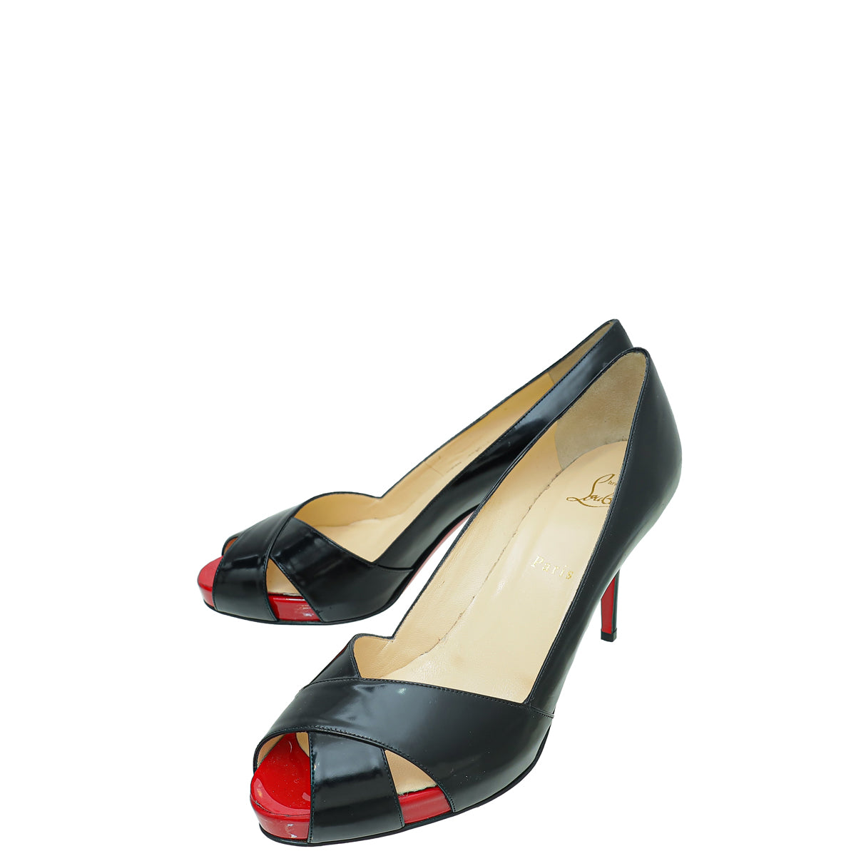 Christian Louboutin Black Shelley 90mm Pumps 39.5