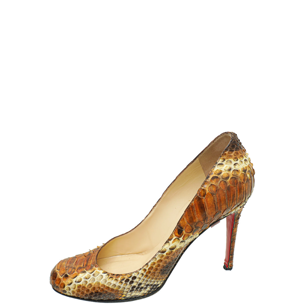 Christian Louboutin Bicolor Python Pump 39.5