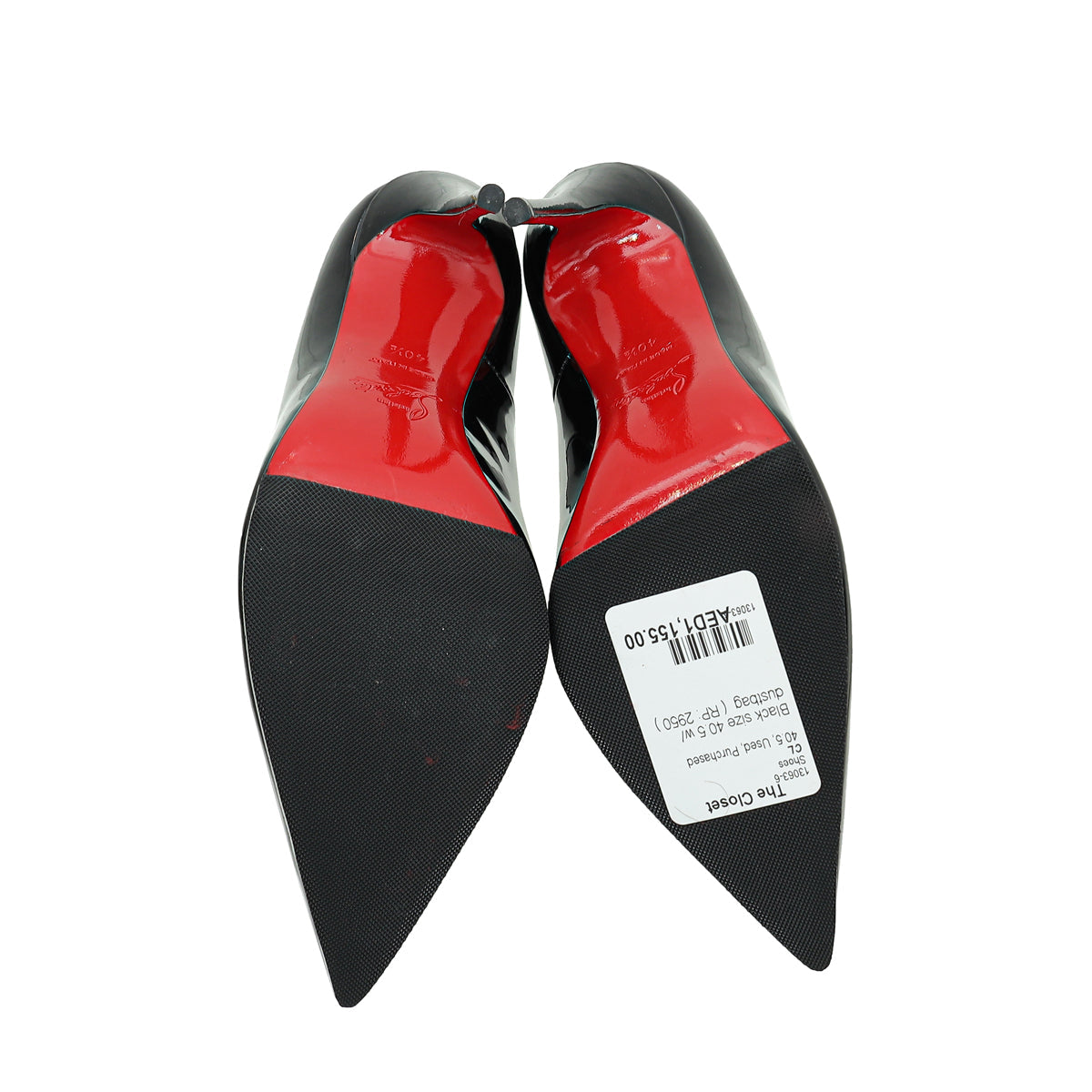 Christian Louboutin Black So Kate 120mm Pumps 40.5