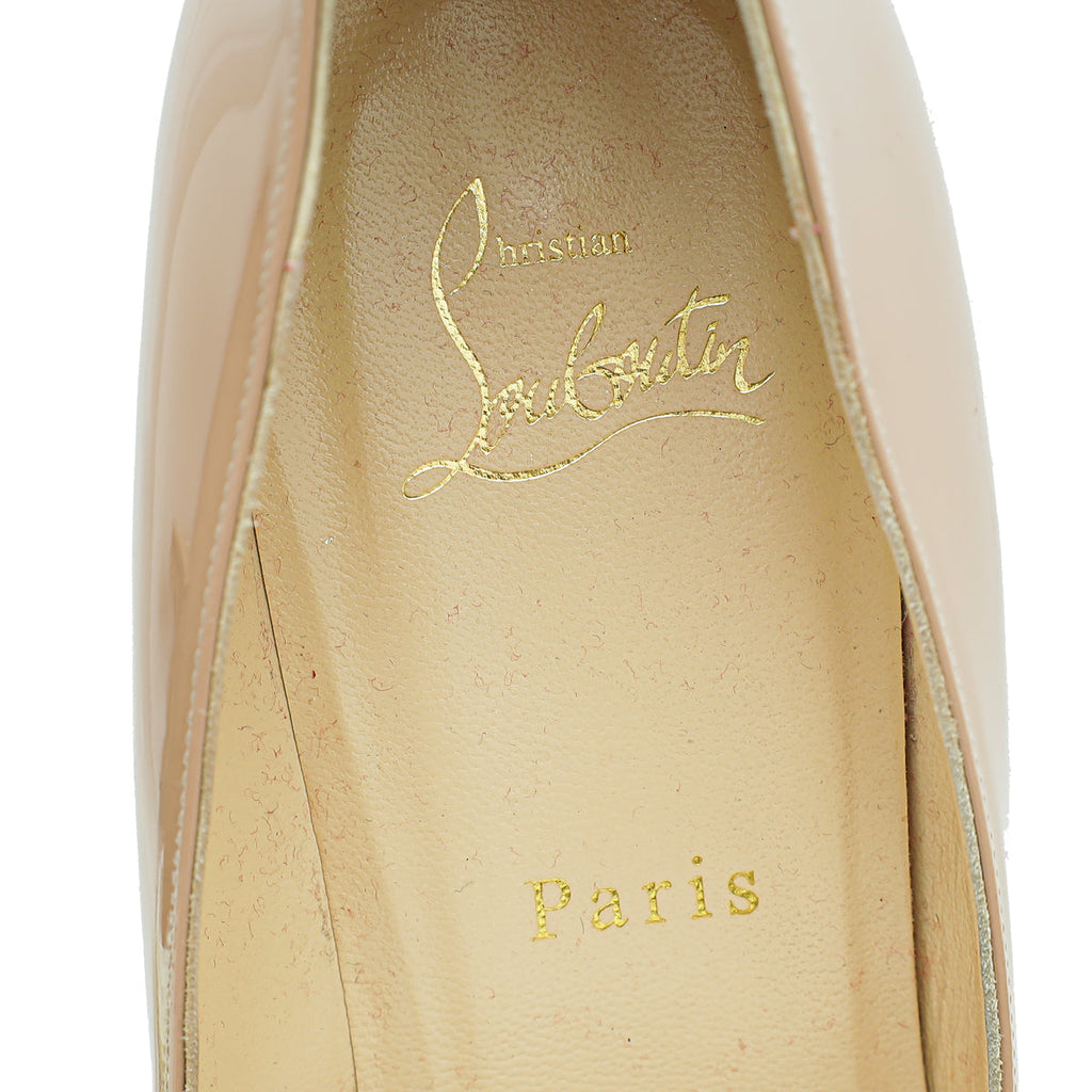 Christian Louboutin Nude So Kate Pumps 40