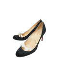 Christian Louboutin Bicolor Satin Bow Pump 40