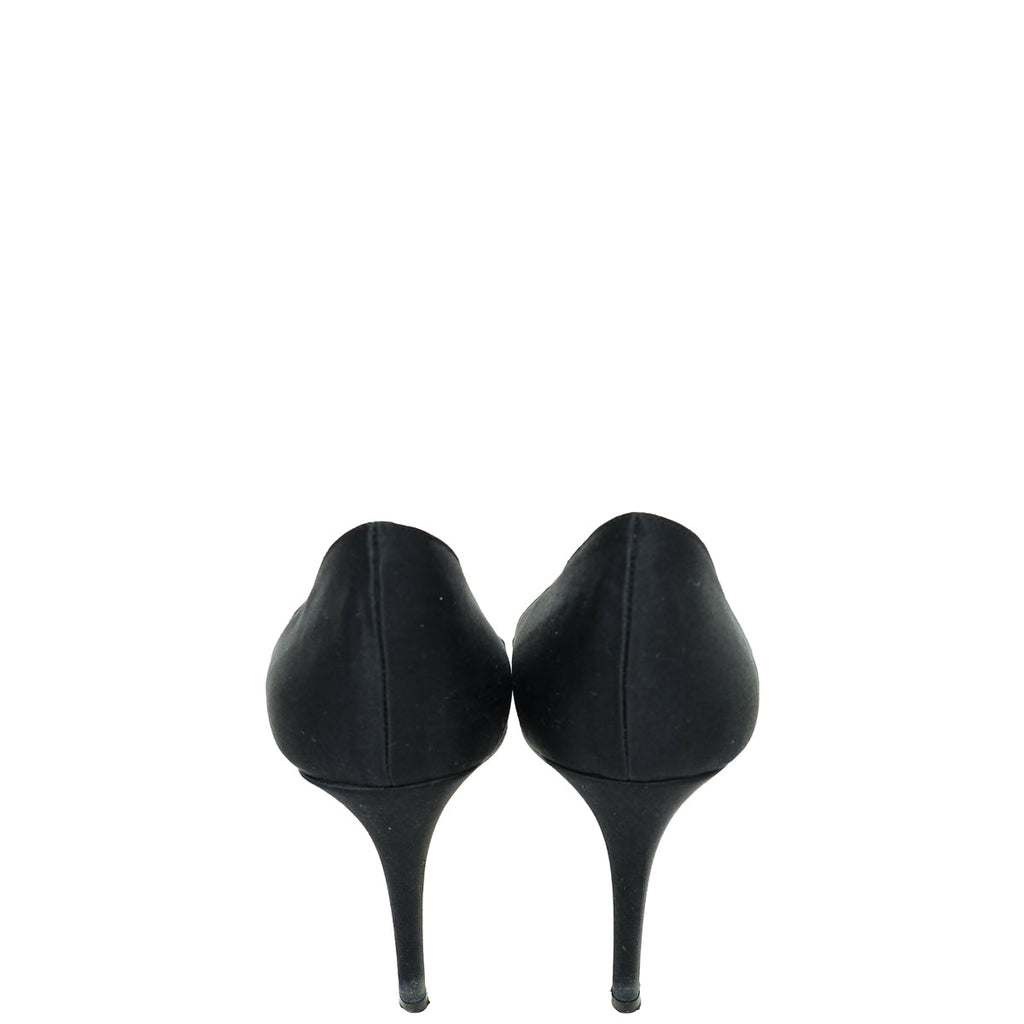 Christian Louboutin Bicolor Satin Bow Pump 40