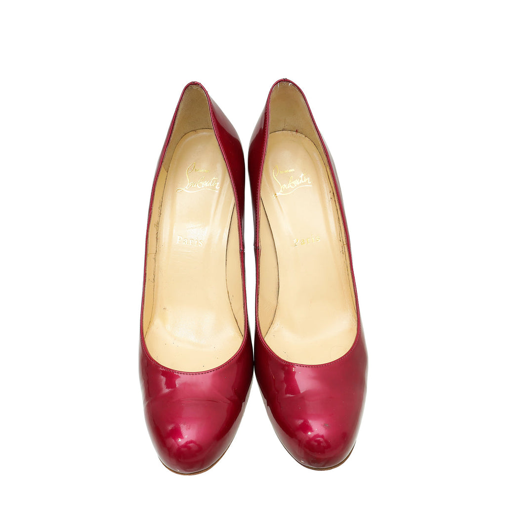 Christian Louboutin Violet Ron Ron Zeppa Wedge Pump 40