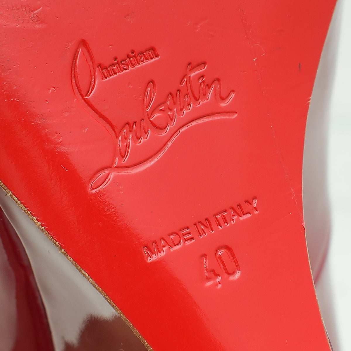 Christian Louboutin Violet Ron Ron Zeppa Wedge Pump 40