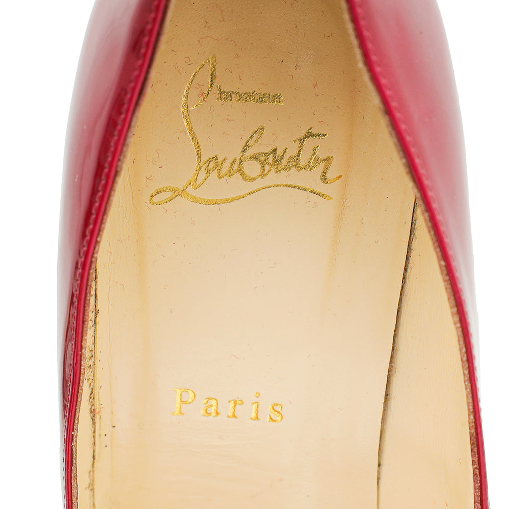 Christian Louboutin Violet Ron Ron Zeppa Wedge Pump 40