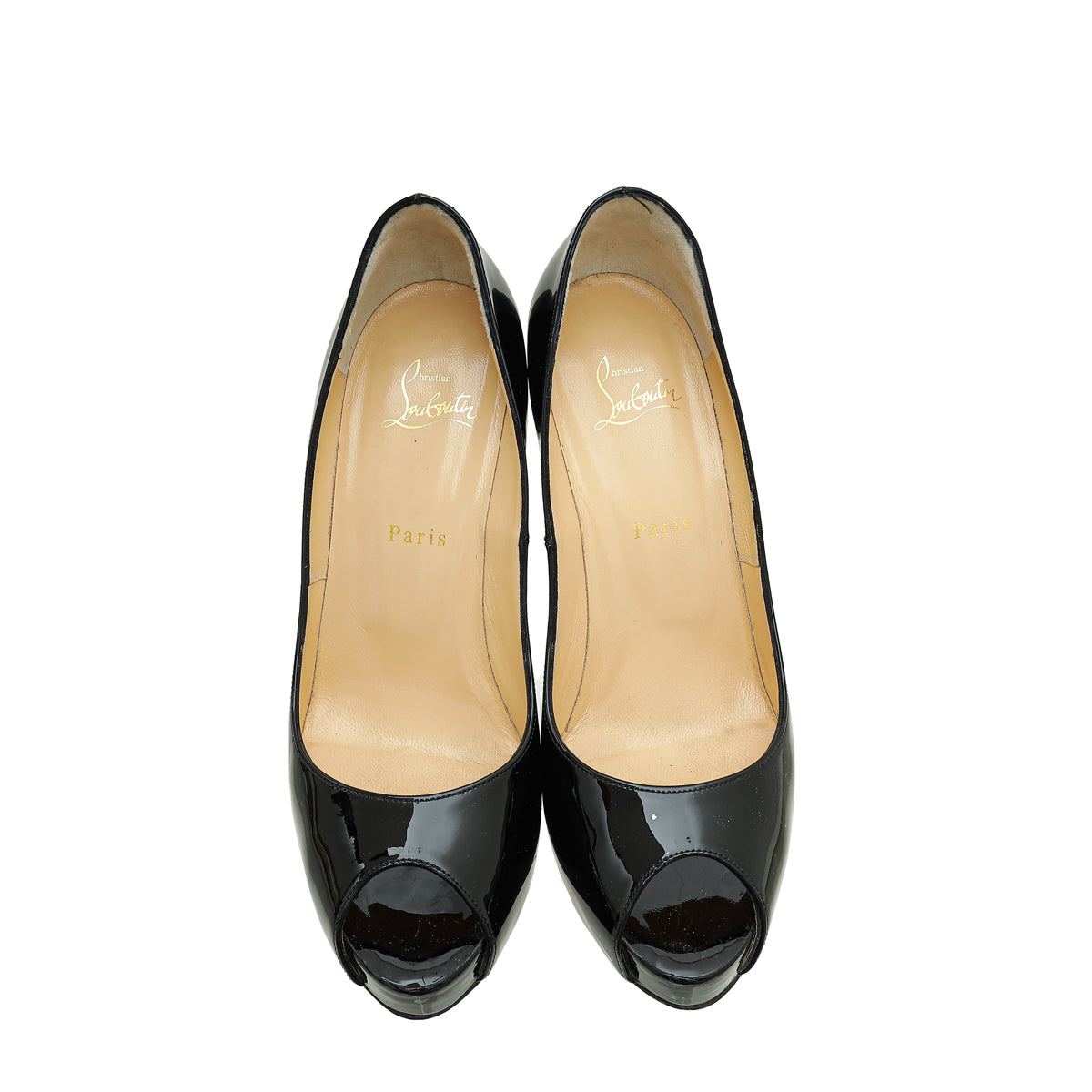 Christian Louboutin Black New Very Prive 120 Pumps 40