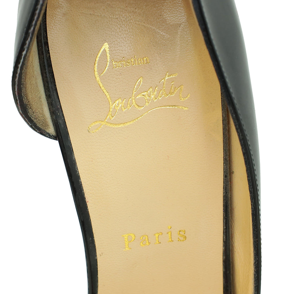 Christian Louboutin Black Iriza 110 Pump 42