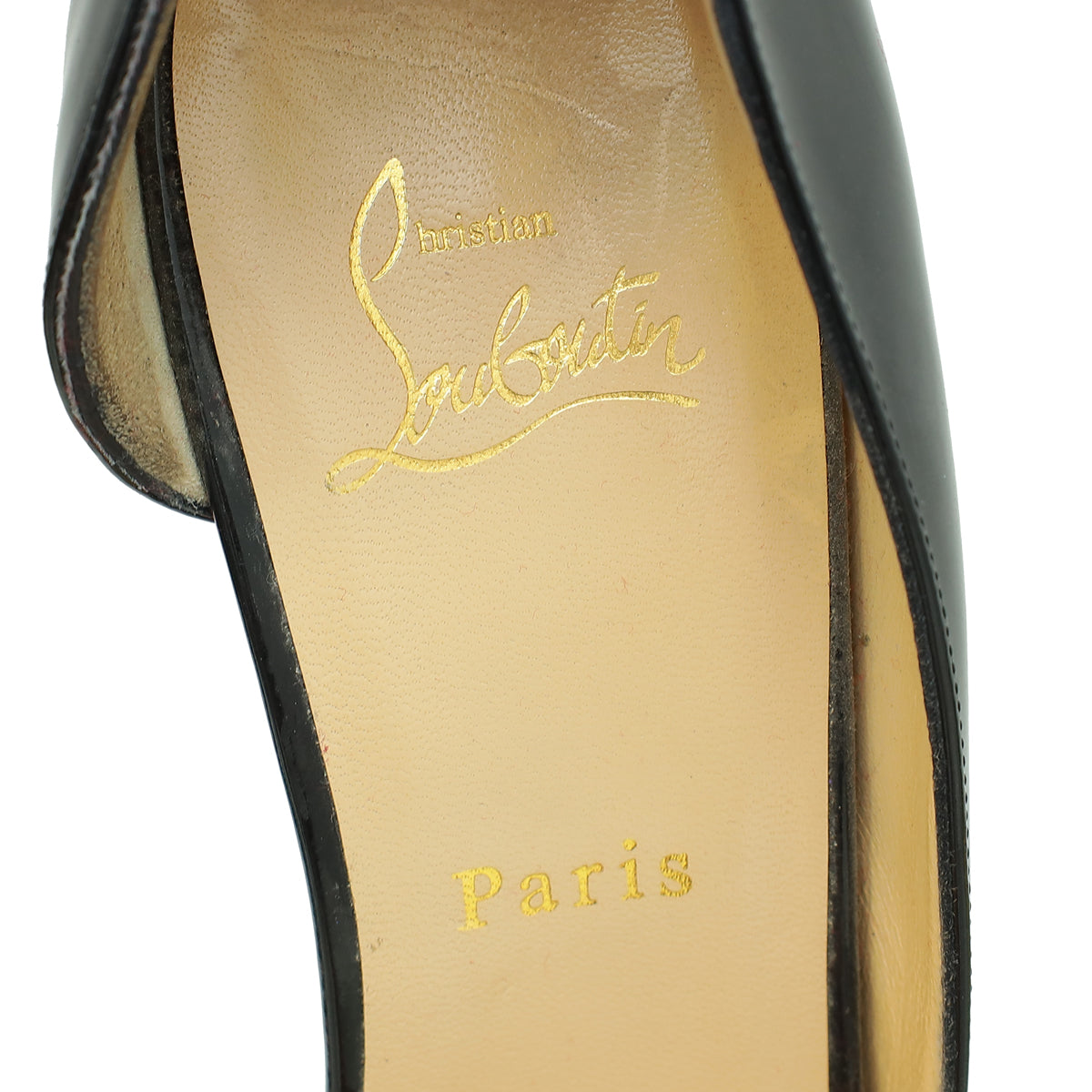 Christian Louboutin Black Iriza 110 Pump 42