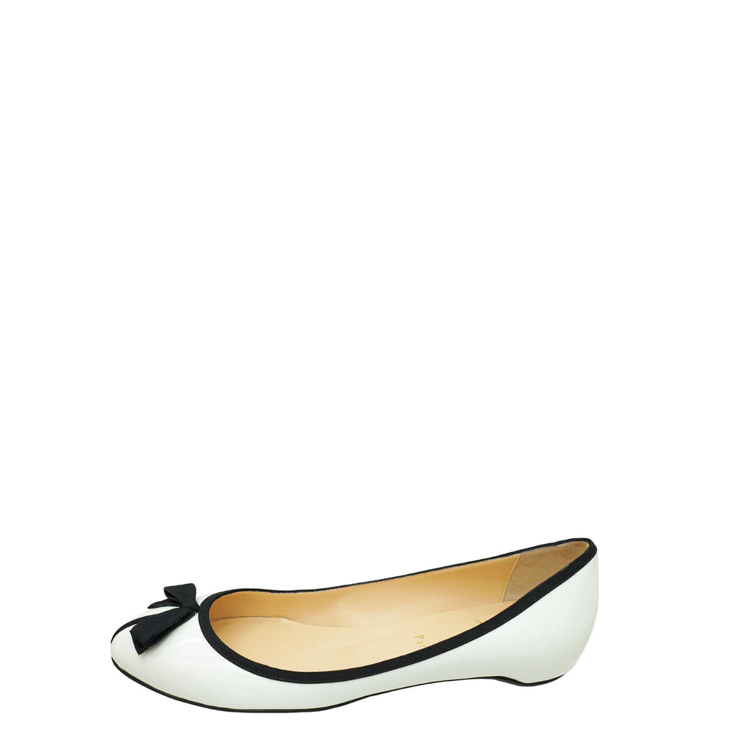 Christian Louboutin Bicolor Balinodono Flat 42