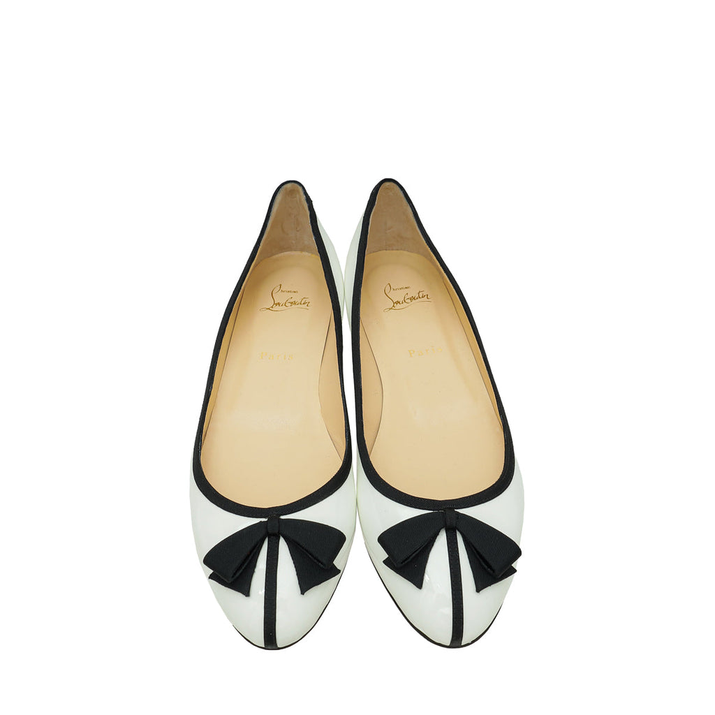 Christian Louboutin Bicolor Balinodono Flat 42