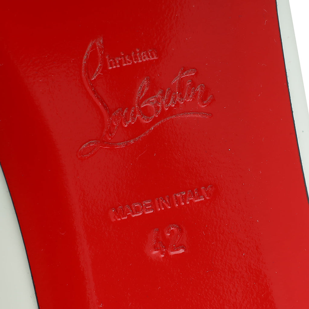 Christian Louboutin Bicolor Balinodono Flat 42