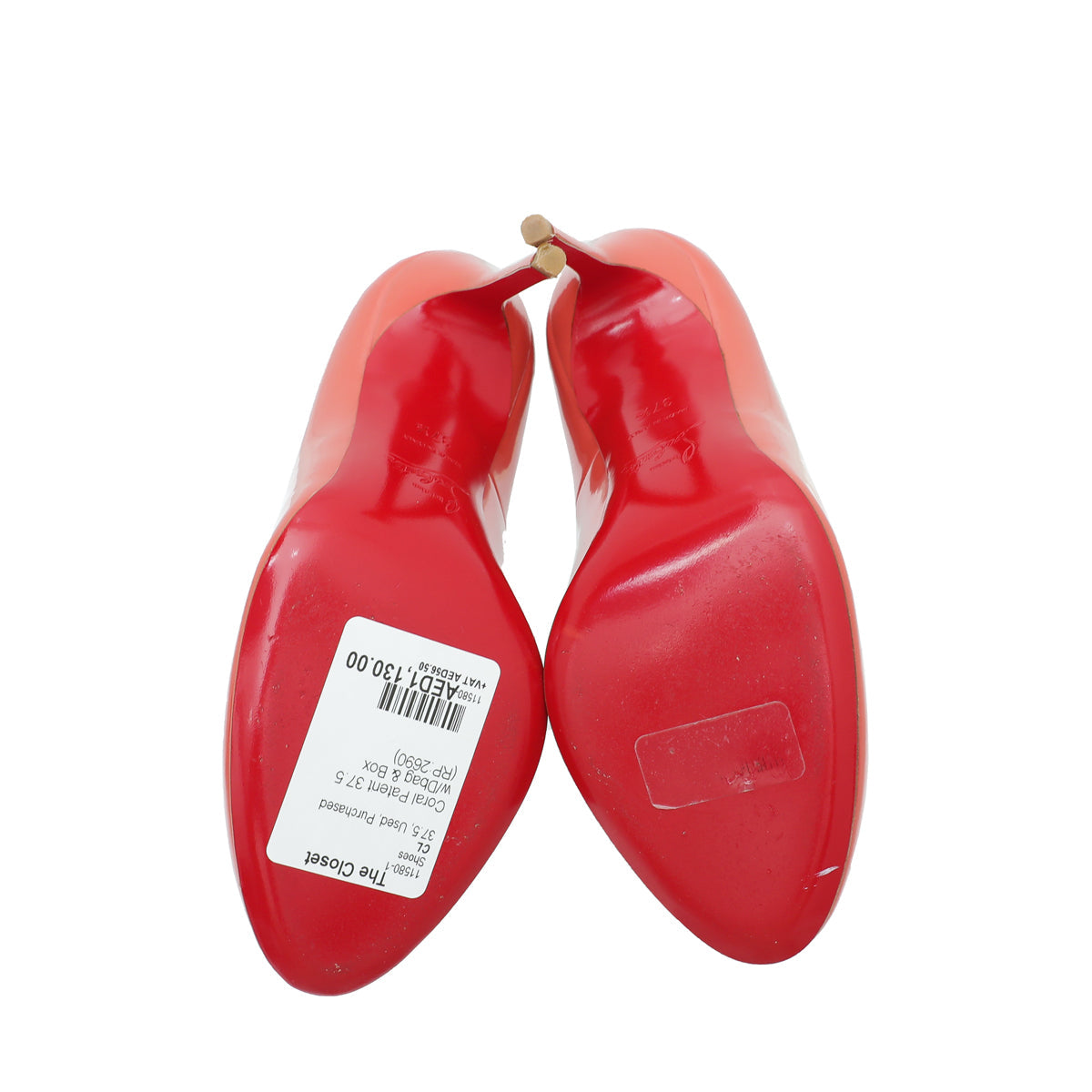 Christian Louboutin Coral Simple 100 Pumps 37.5