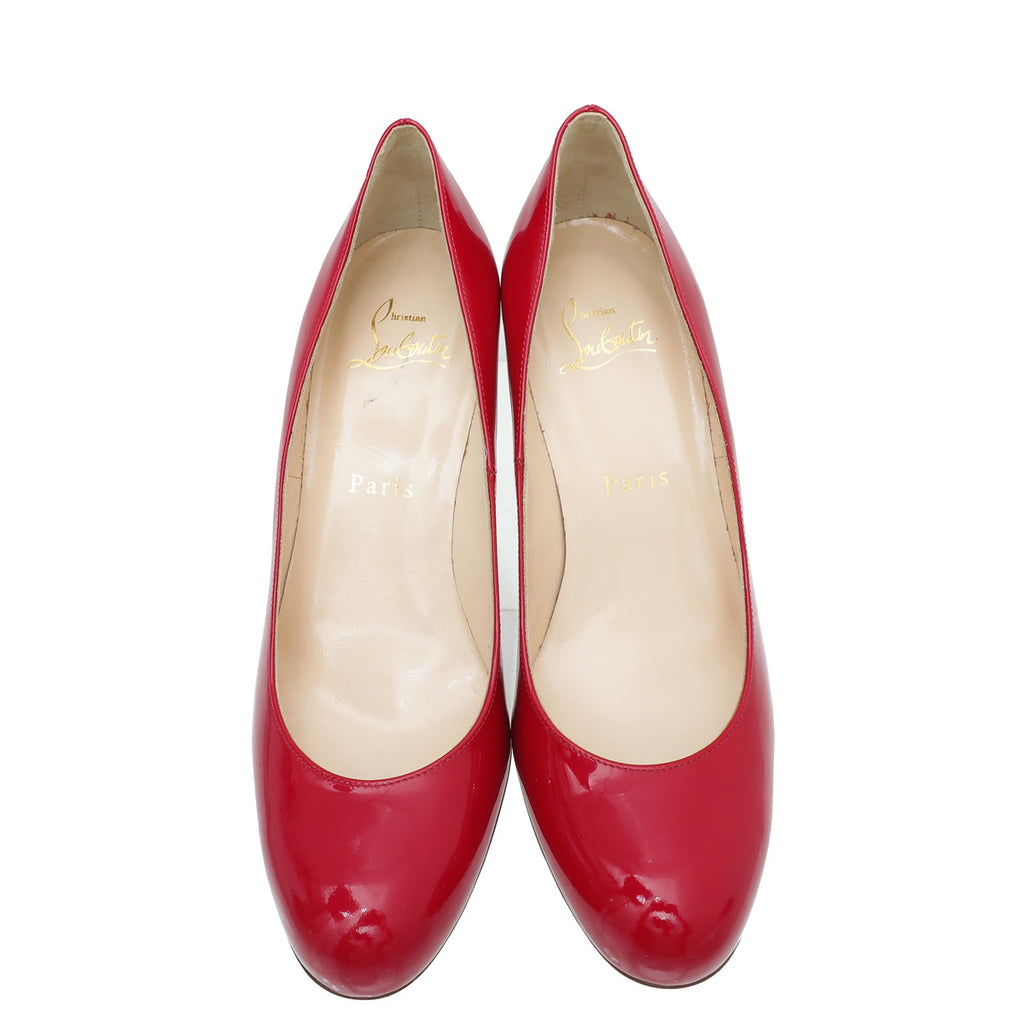 Christian Louboutin Red Simple Pump 37