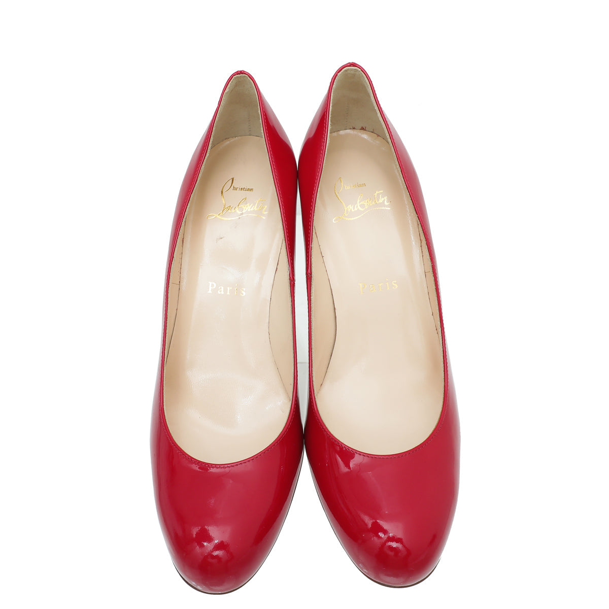 Christian Louboutin Red Simple Pump 37