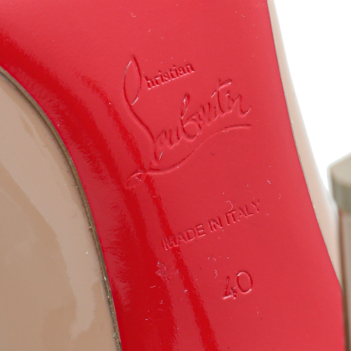 Christian Louboutin Nude Corneille Pump 40