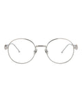 Cartier Mens Round/Oval Ruthenium Ruthenium Transparent Fashion Designer Eyewear