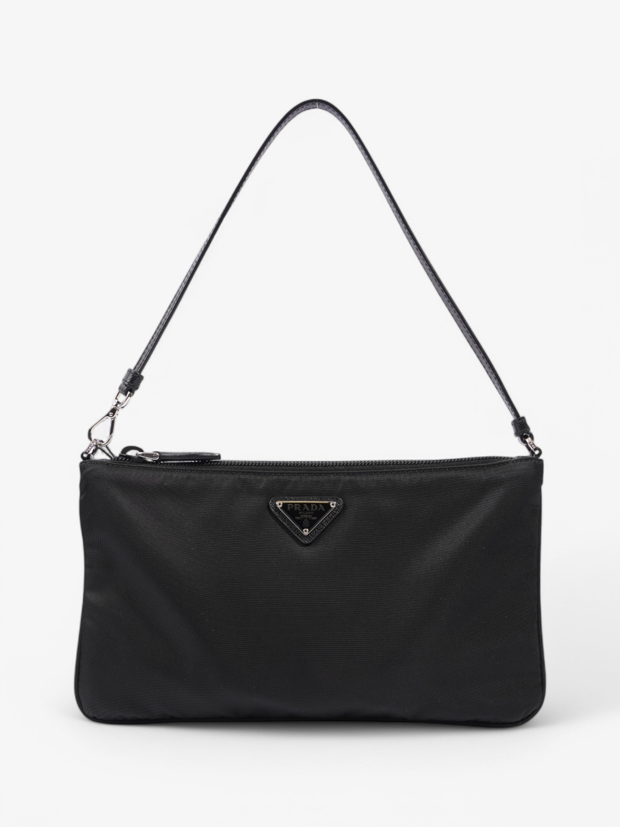 Prada Shoulder Bag Black Re Nylon Mini