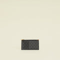 Celine Bicolor Triomphe Zipped Flat Card Holder