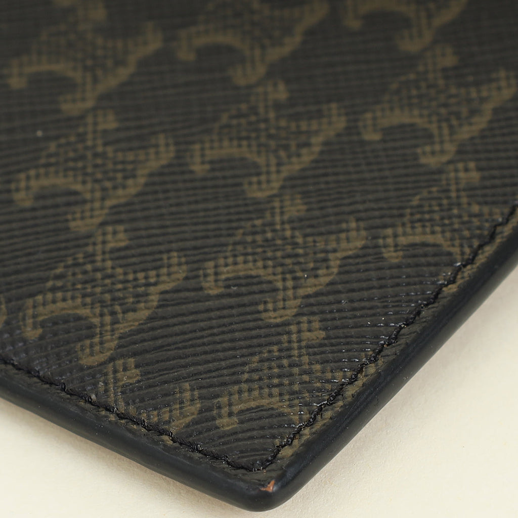 Celine Bicolor Triomphe Zipped Flat Card Holder