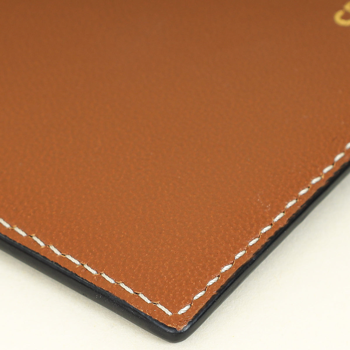 Celine Bicolor Triomphe Zipped Flat Card Holder