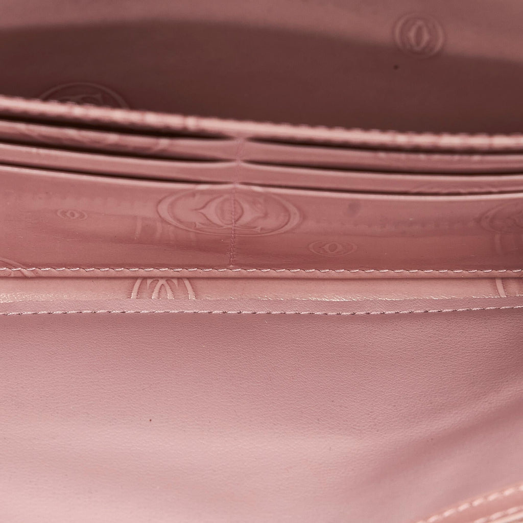 Cartier Happy Birthday Patent Leather Wallet (SHG-26111)