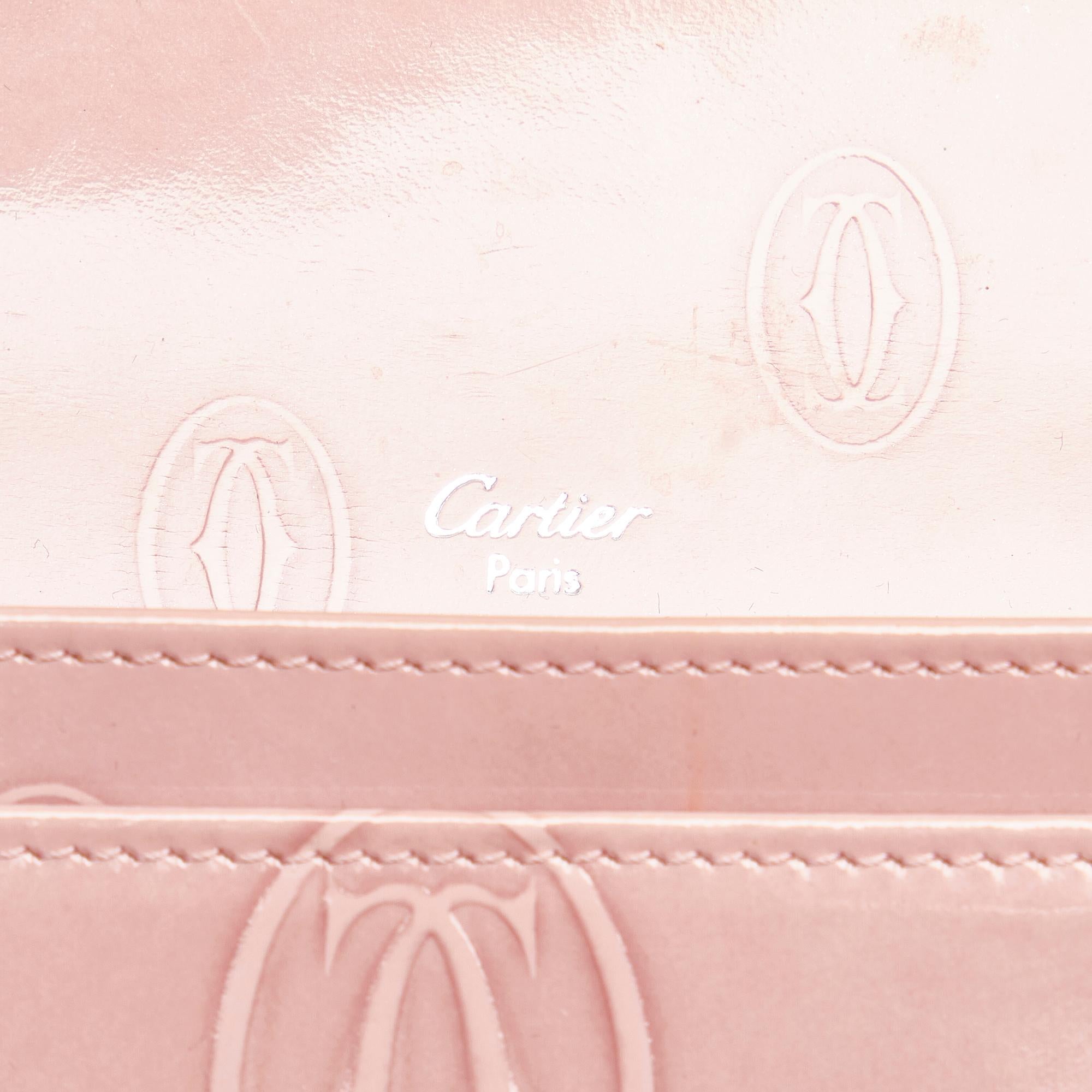 Cartier Happy Birthday Patent Leather Wallet (SHG-26111)