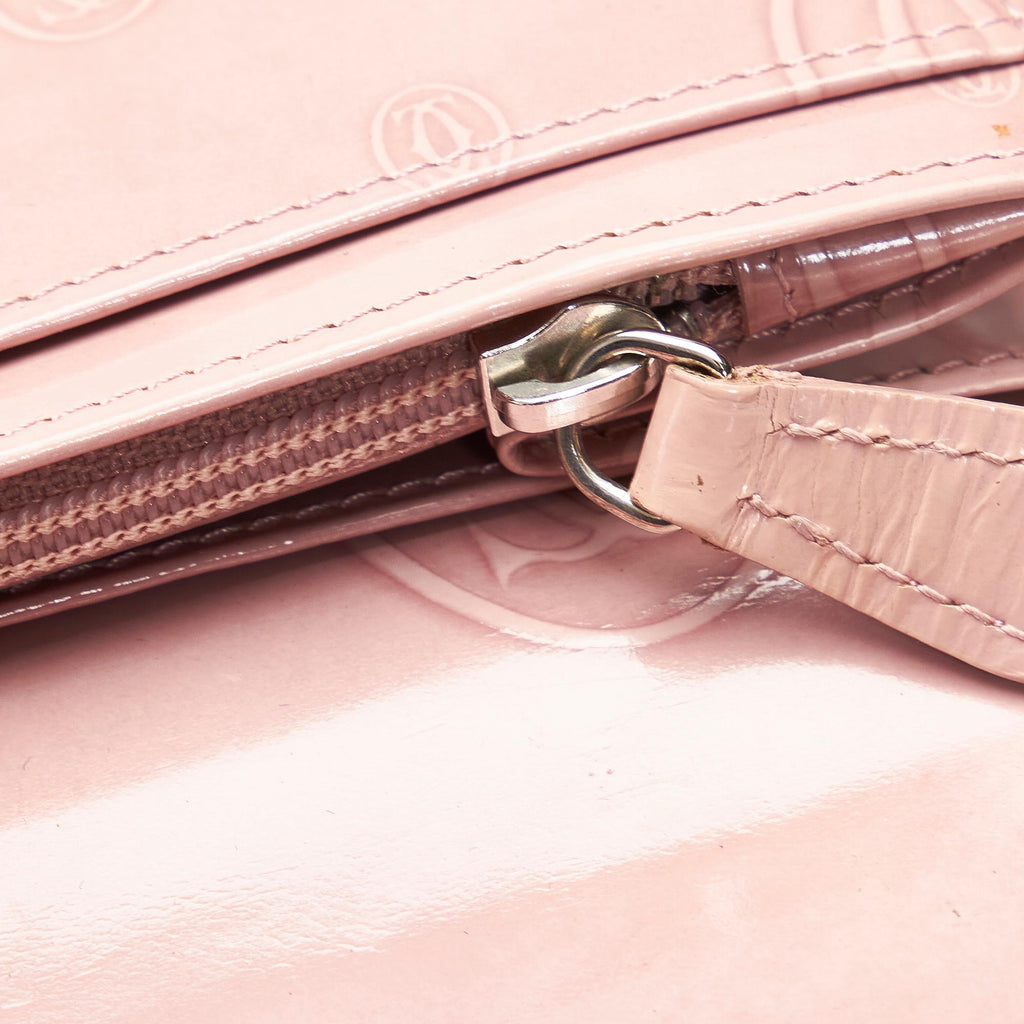 Cartier Happy Birthday Patent Leather Wallet (SHG-26111)